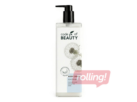 Kehakreem Code of Beauty, rahustav, kuivale ja tundlikule nahale, Smell of Flowers, 200ml