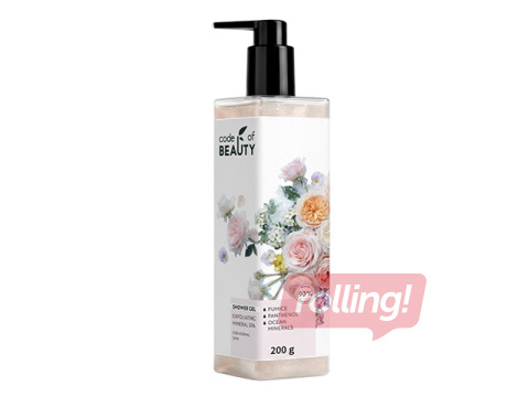 Dušigeel Code of Beauty, Mineral SPA, kooriv, Smell of Flowers, 200ml