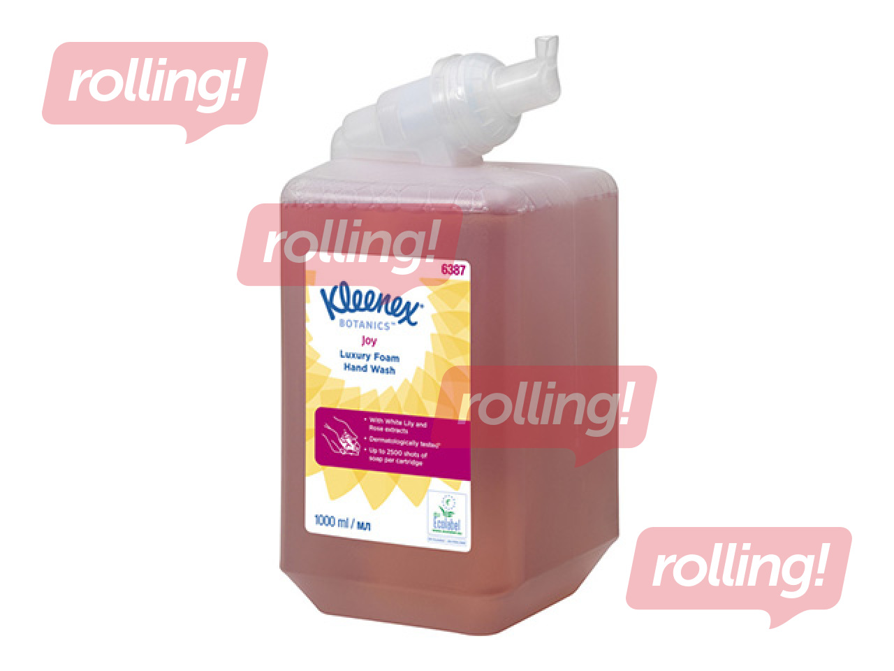 Putu ziepes Kleenex, augļu un ziedu, 1l