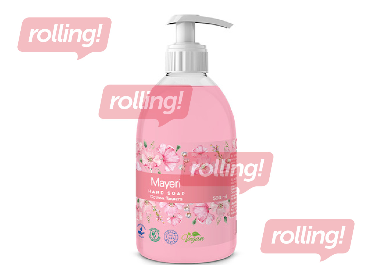 Liquid soap Mayeri, 500ml, Cotton Blossoms