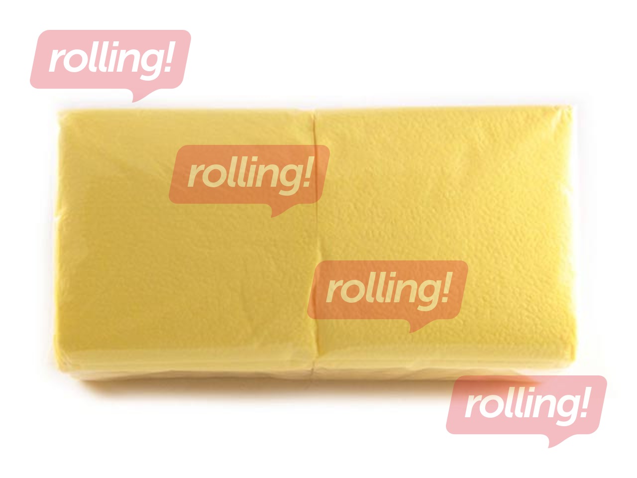 Napkins Lenek , 24x24 cm, 400 pcs., light yellow