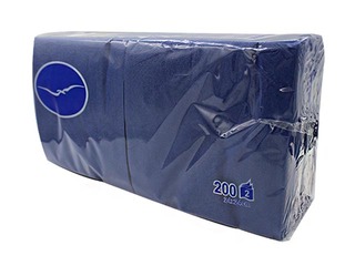 Napkins Lenek, 24x24 cm, 200 pcs., 1 ply, blue