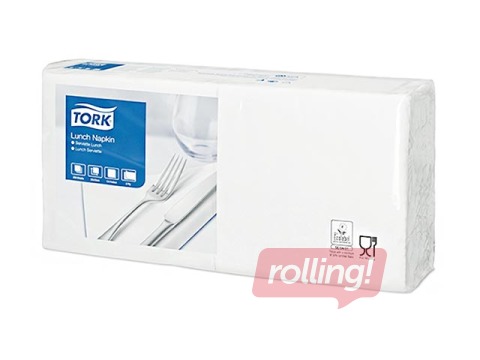 Salvrätikud Tork 33x33 cm, 150 tk, 3 kiht, valge