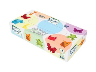 Cosmetic wipes Lucart Smile, 2 layers, 100 sheet, 841030