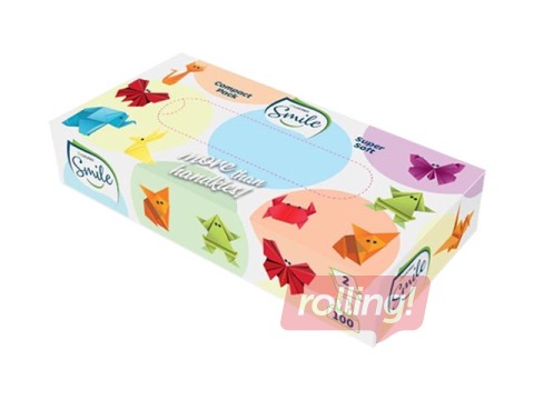 Kосметические салфетки Lucart Smile, 2 слоя, 100 шт., 841030