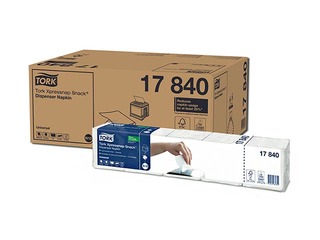 Салфетки Tork Xpressnap Snack N10, 5 упаковок, 1 слой, белые