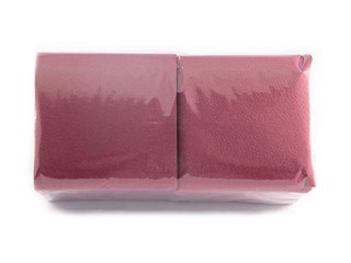 Napkins Lenek, 24x24 cm, 400 pcs., 1 ply, burgundy