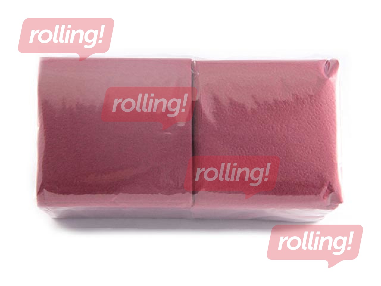 Salvrätikud Lenek, 24 x 24 cm, 400 tk, 1-kihiline, bordoopunane