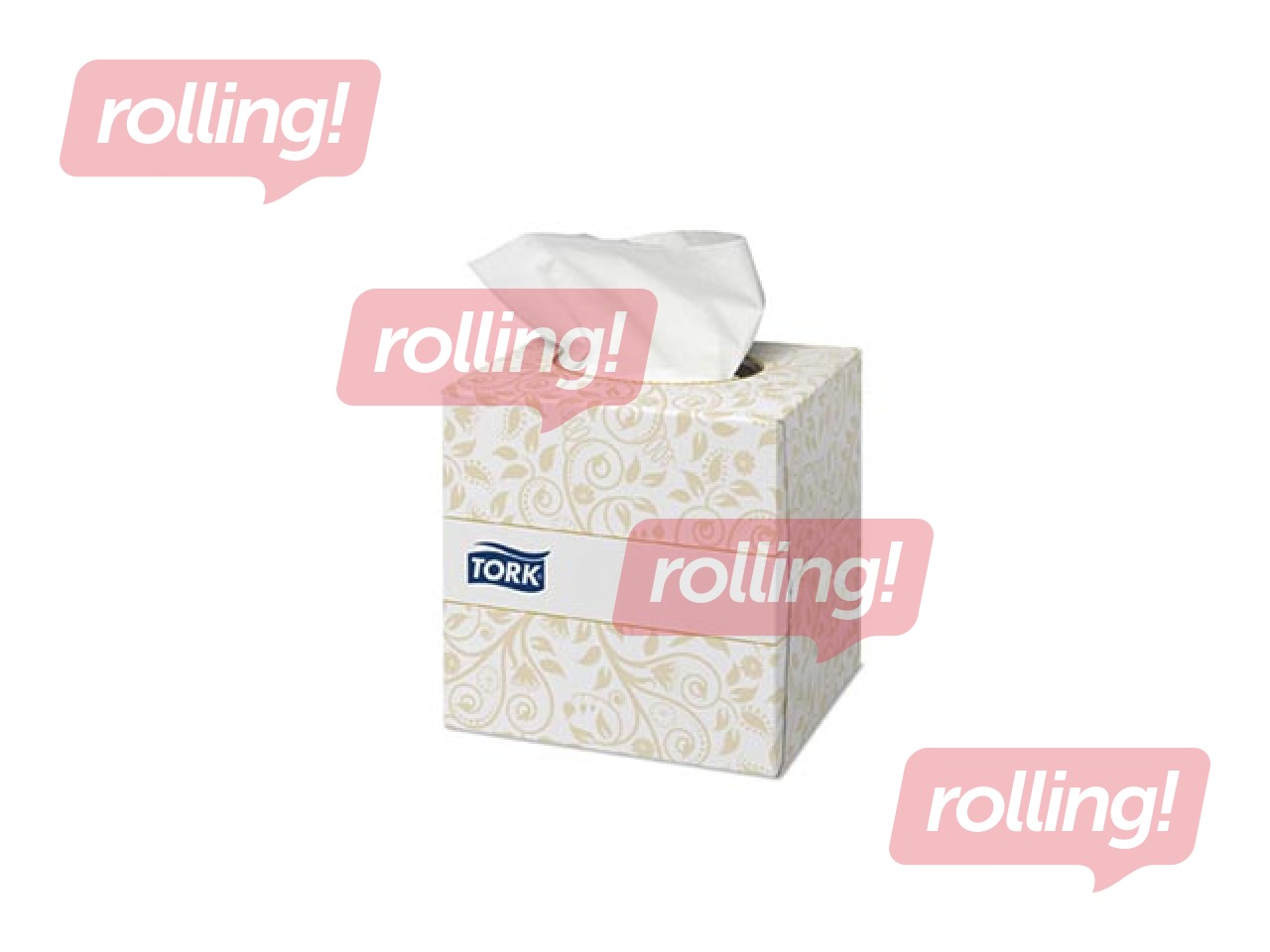 Cosmetic wipes Tork Premium Cube, 1 pack, 2 layers, white