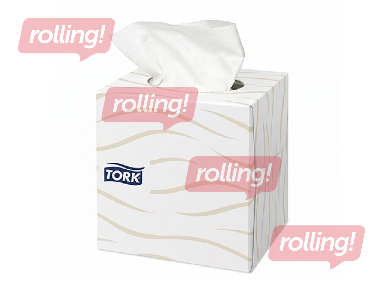 Kosmeetilised salvrätikud Tork Premium Cube, 2-kihilised, 100 tk
