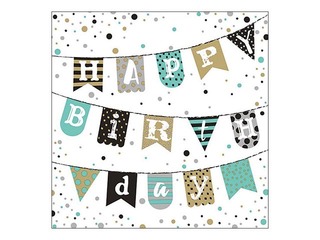 Napkins Garland, 33x33cm, 20 pcs.