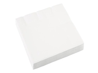 Napkins Lenek, 24 x 24 cm, 400 pcs, 1 ply, white