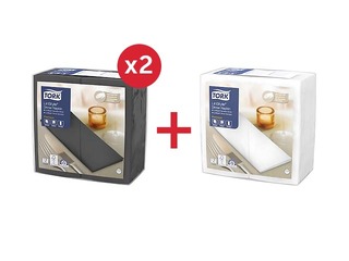 Salvrätikud Tork Premium LinStyle, tumehall 50 tk