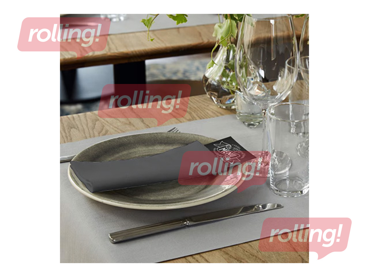 Salvrätikud Tork Premium LinStyle, tumehall 50 tk
