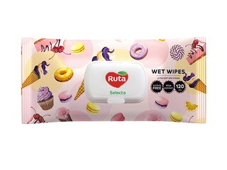 Влажные салфетки Ruta Selecta, 120 шт.