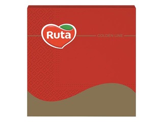 Napkins Ruta, red, 33x33cm, 20 pcs.