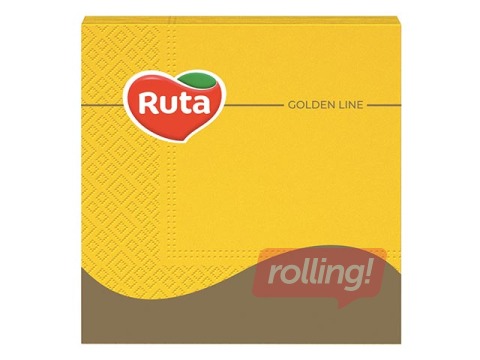 Салфетки Ruta 33x33см, 20 шт, желтые