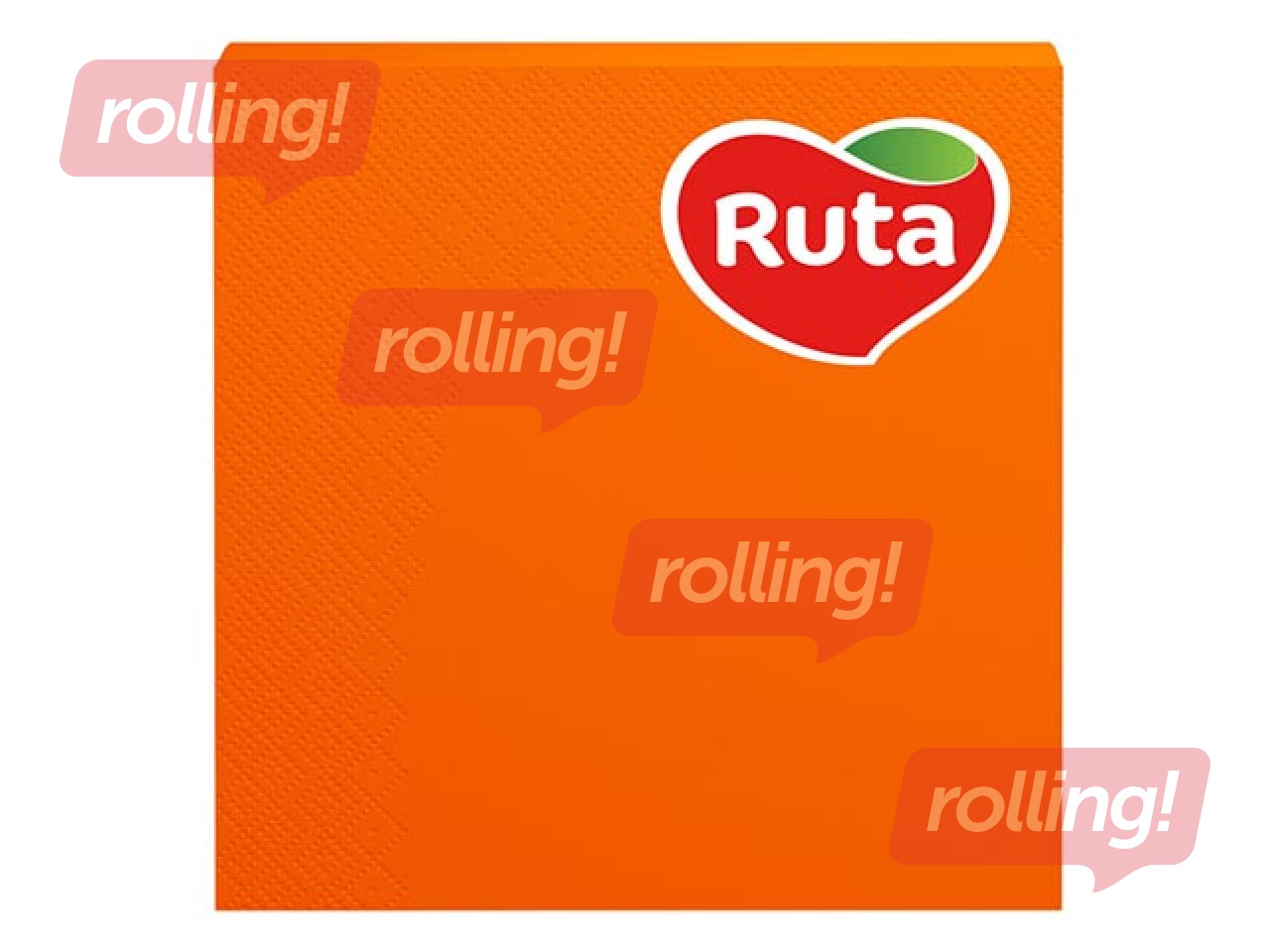 Napkins Ruta 33x33cm, 20 pcs, orange