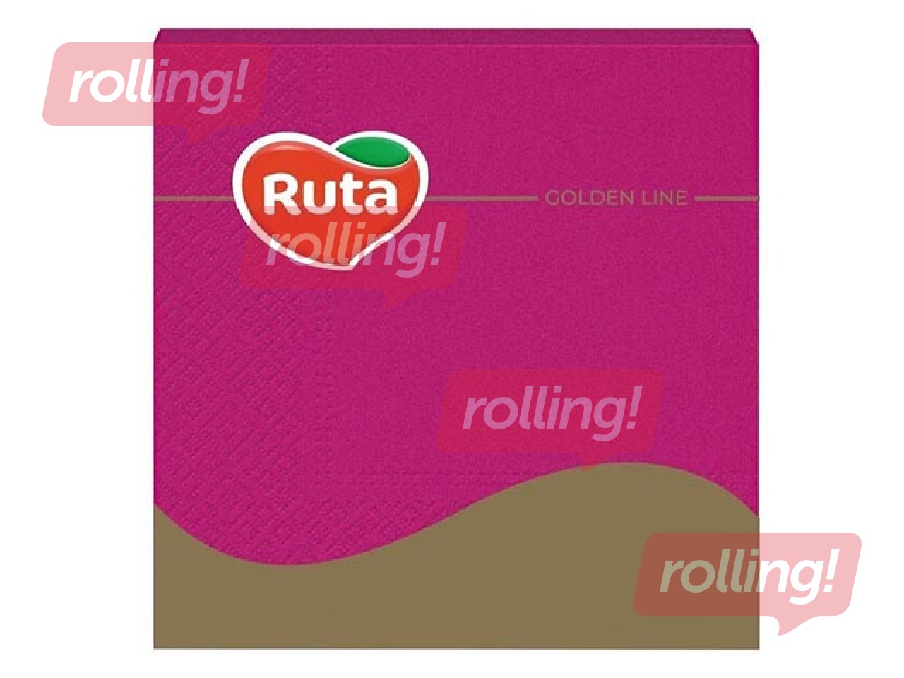 Салфетки Ruta 33x33см, 20 шт, розовые
