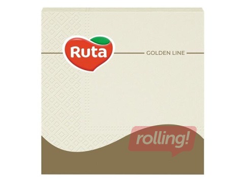 Napkins Ruta 33x33cm, 20 pcs, champagne