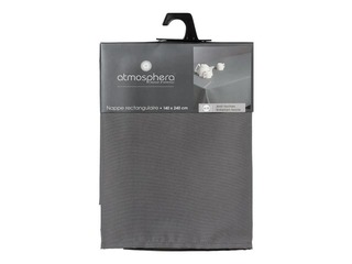 Скатерть Атмосфера, 240 х 140 см, серая