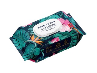 Влажные салфетки, Naturelle, Pure Fresh, Glamour, 120 шт.