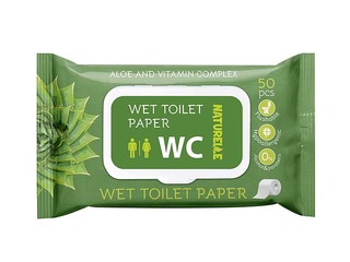 Mitrais tualetes papīrs, Naturelle, ar alveju un vitamīnu kompleksu, 50 gab.