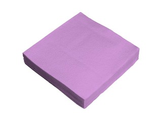 Napkins Lenek, violet, 1-ply, 24x24cm, 400 pcs.