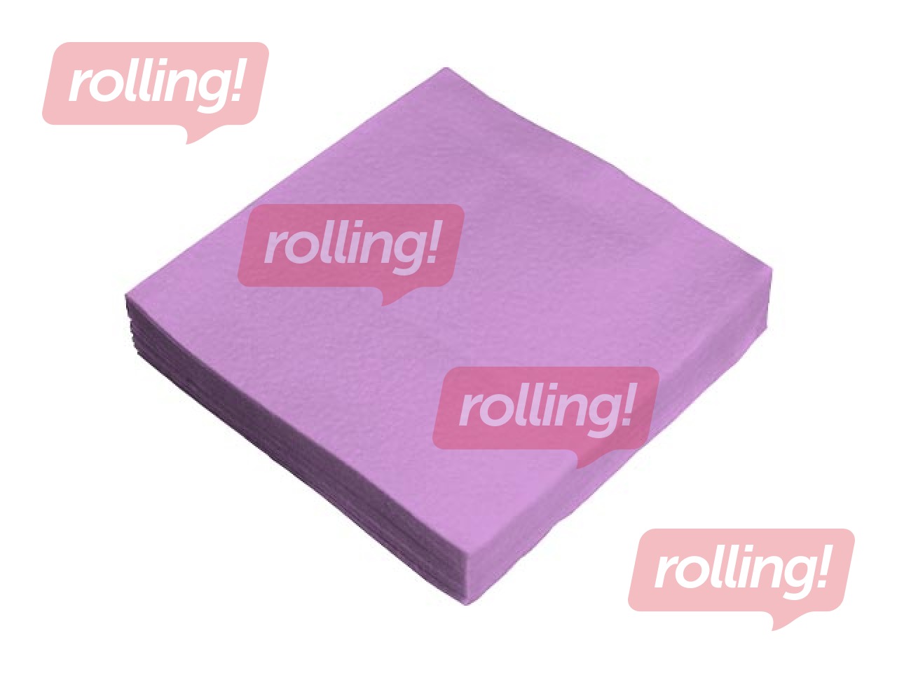 Салфетки Lenek, фиолетовые, 1 слой, 24x24см, 400 шт.