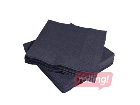 Salvrätikud Lenek, mustad, 2-kihilised, 24x24cm, 200 tk.