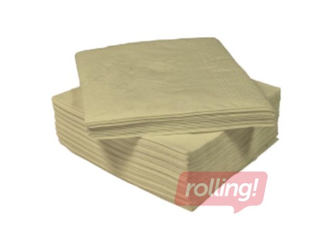 Napkins Lenek, champagne, 2-ply, 24x24cm, 200 pcs.