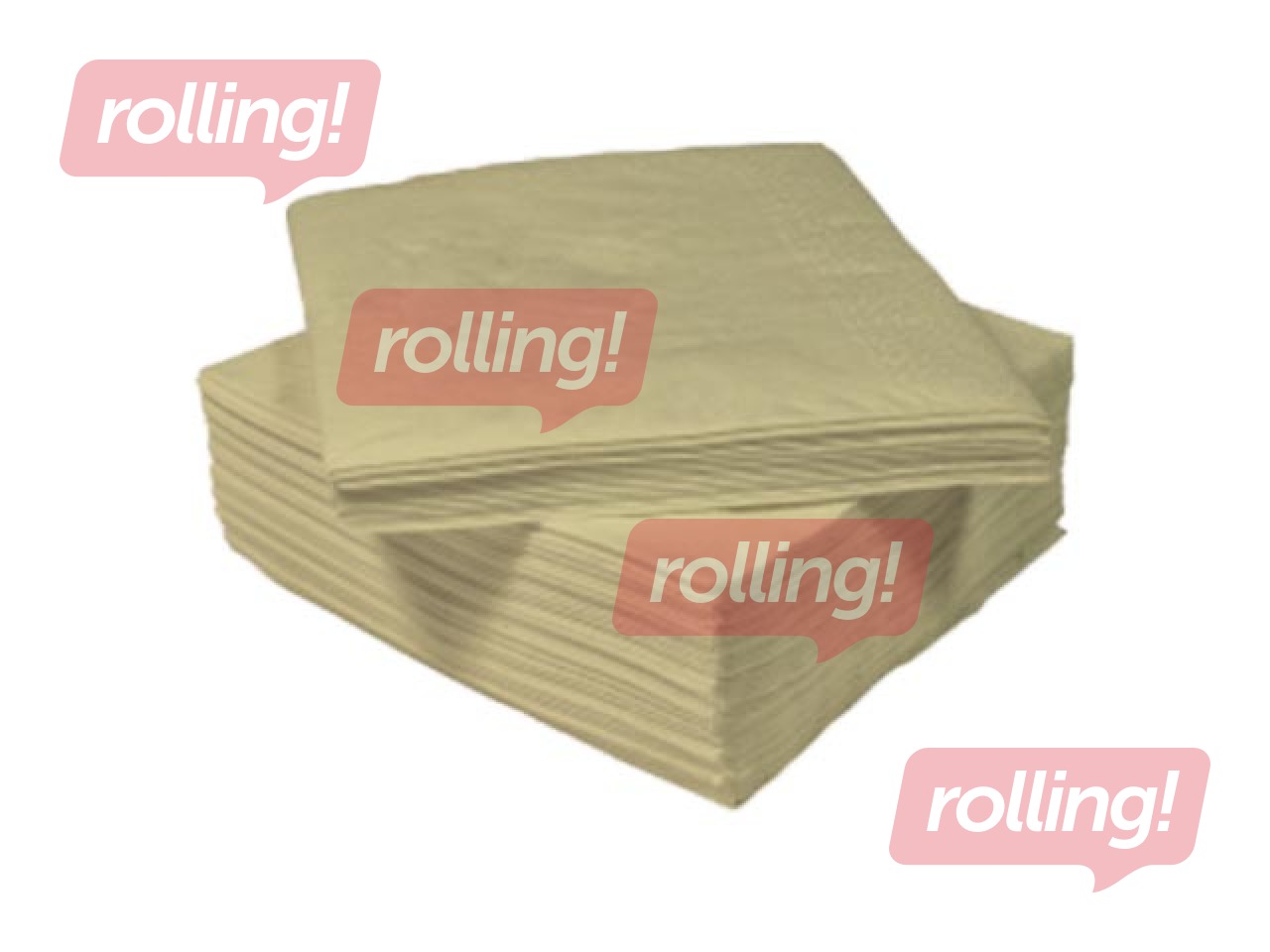 Napkins Lenek, champagne, 2-ply, 24x24cm, 200 pcs.