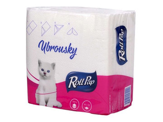 Napkins RollPap 30x30 cm, 100pcs., white