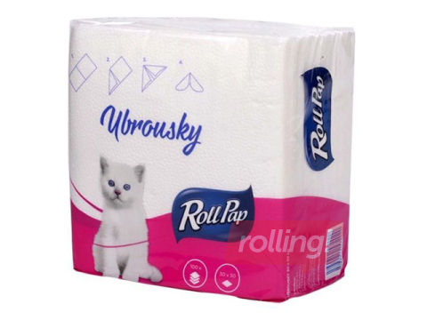 Salvrätikud Toro, valged, 30x30cm, 100 tk.