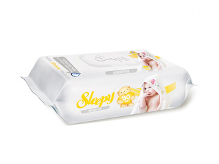 Mitrās salvetes Sleepy, Sensitive, 90 gab.