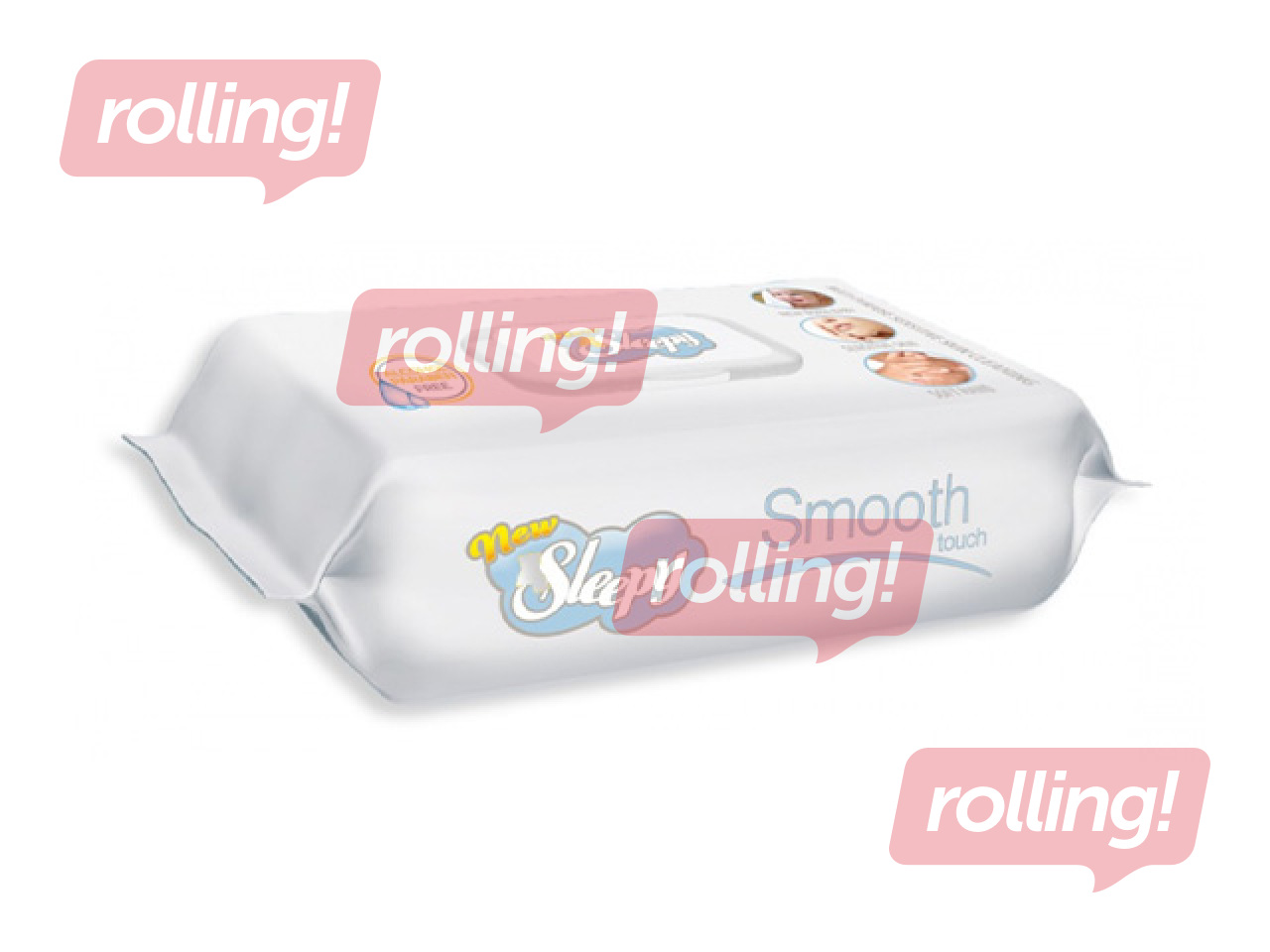 Niisked salvrätikud New Sleepy, Mix, 64 tk.