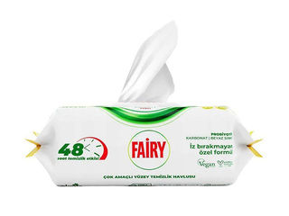 Niisked puhastuslapid Fairy Lemon, 100tk