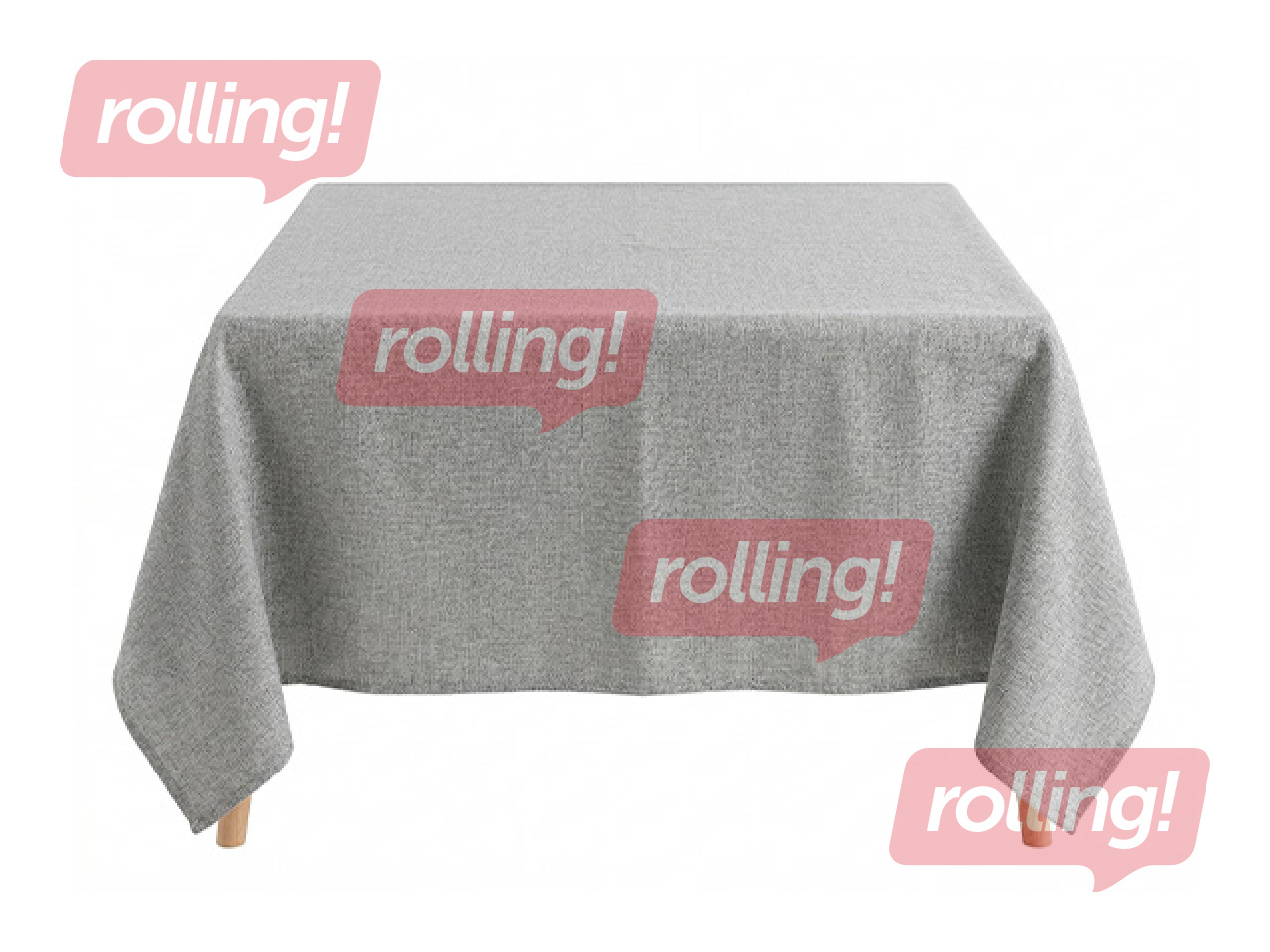 Galdauts Easy Care, pelēks, 178x132cm