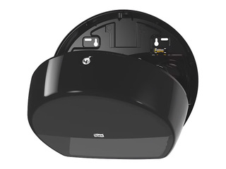 Toilet Paper Dispenser Tork T2, plastic, black