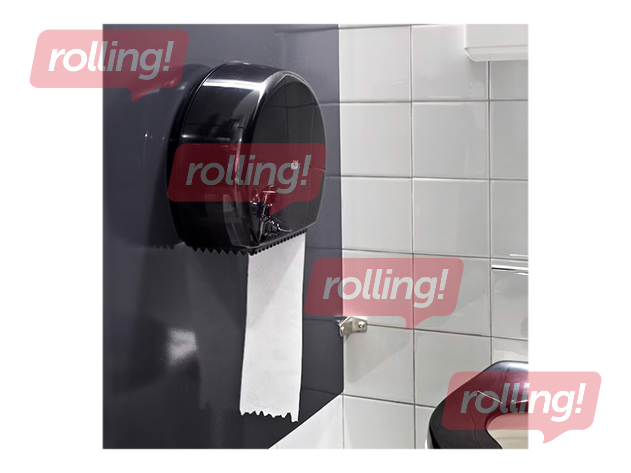 Toilet Paper Dispenser Tork T2, plastic, black
