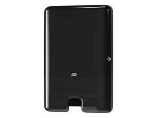 Hand towels dispenser Tork Multifold H2, plastic, black