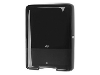 Hand towels dispenser Tork Singlefold H3, plastic, black