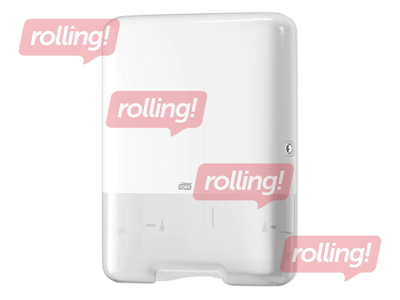 Держатель для листовых полотенец Tork Singlefold H3, пластик., белый