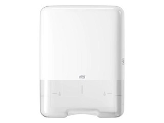 Hand towels dispenser Tork Singlefold H3, plastic, white