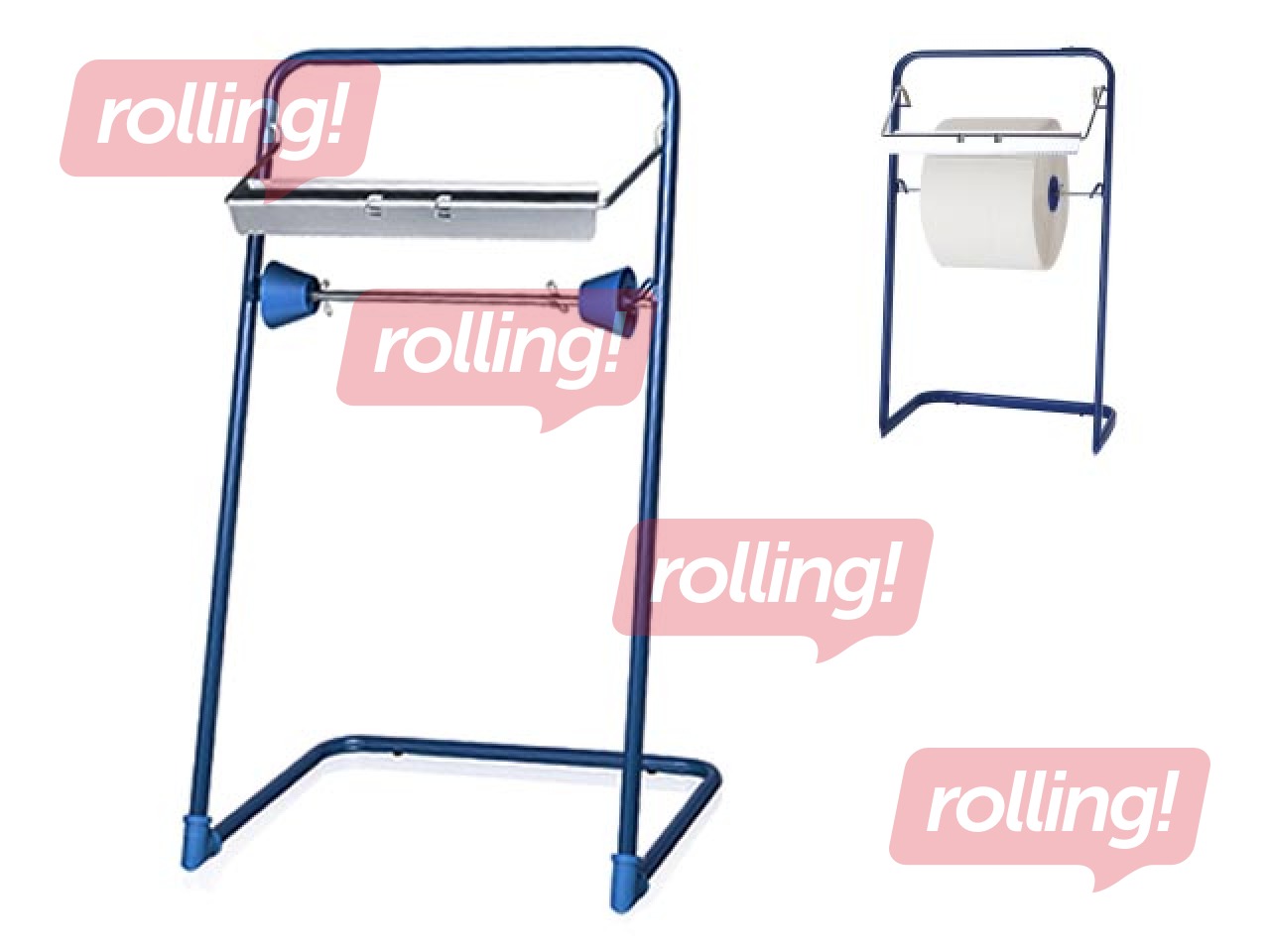 Industriālā papīra turētājs Celtex, 43 cm, liekams uz grīdas