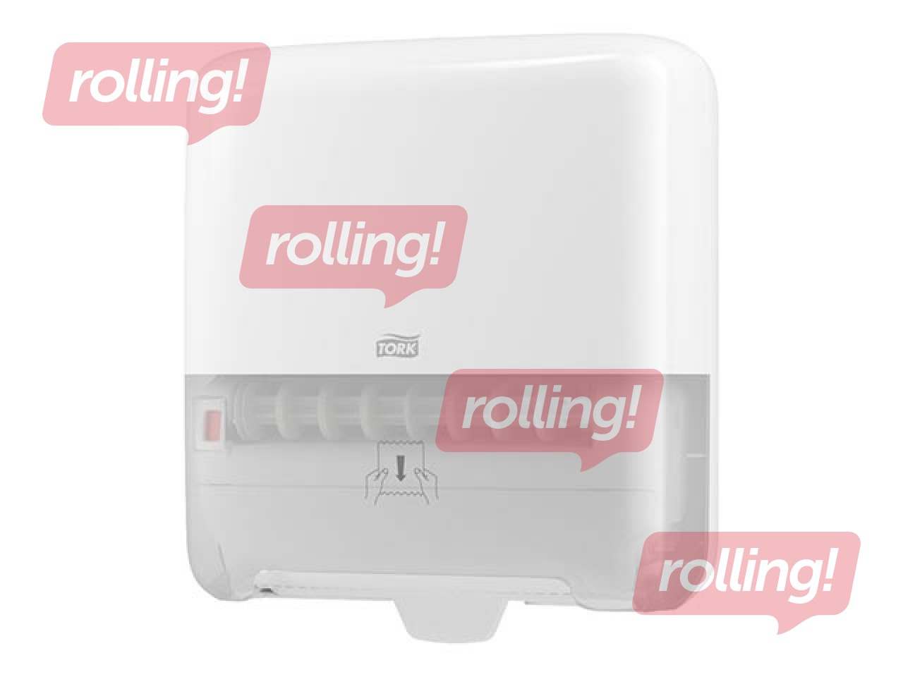 Держатель рулонов бумажных полотенец Tork Matic H1, пластик, белый