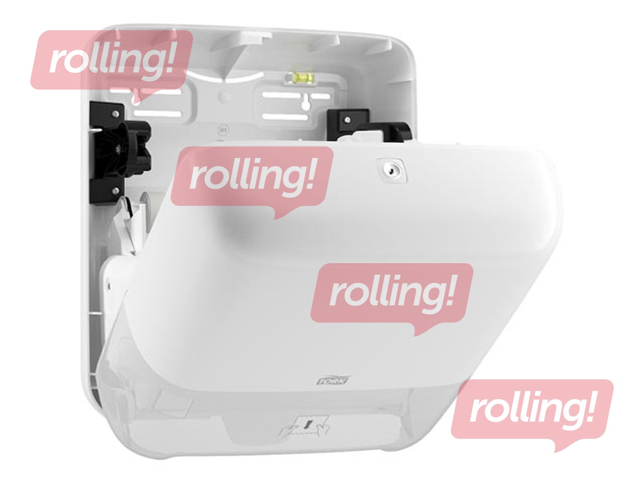 Paberrätikurulli hoidik Tork Matic H1, plastik, valge