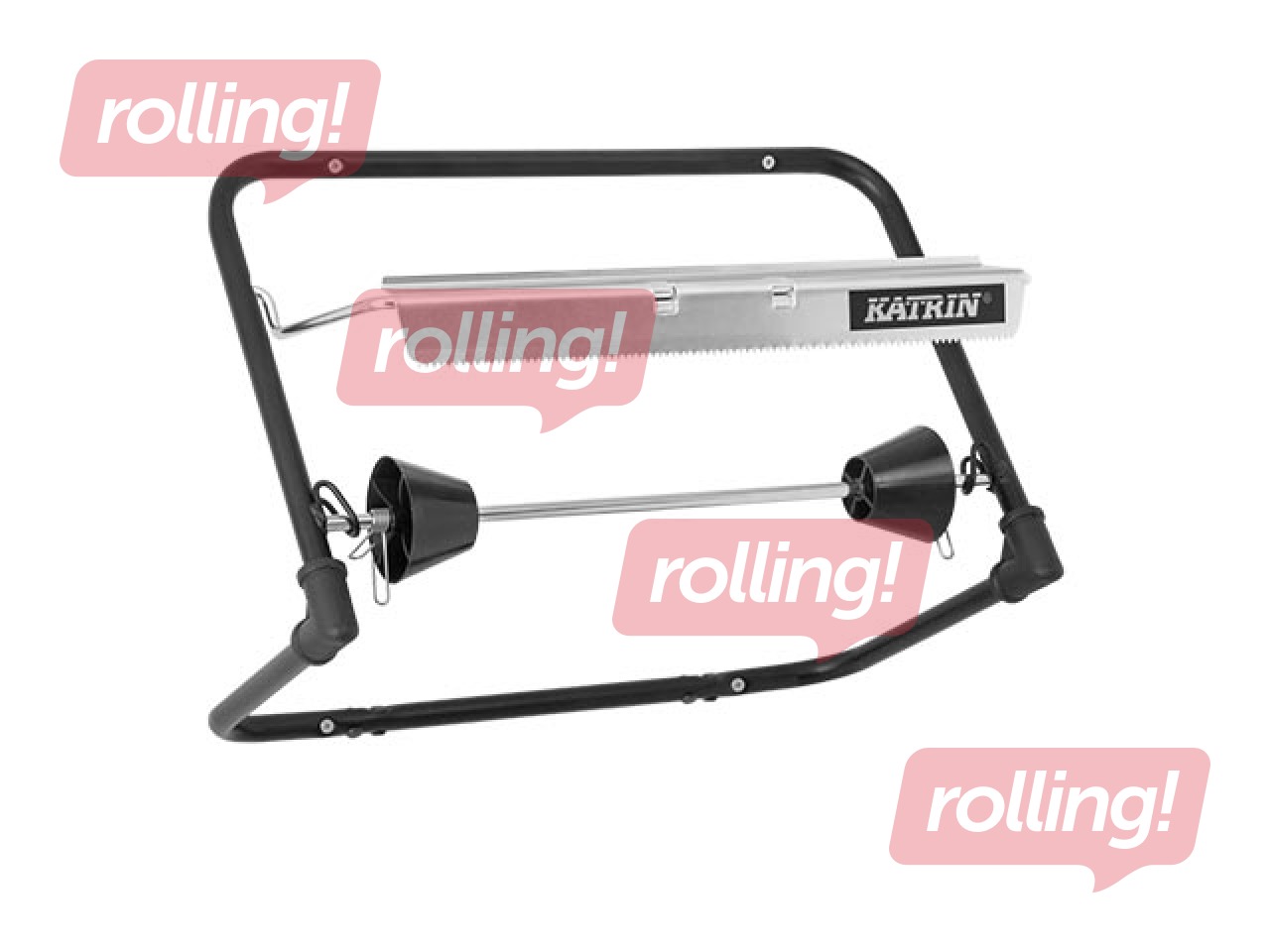 Katrin Black Metal tualettpaberi hoidja seinale, metall