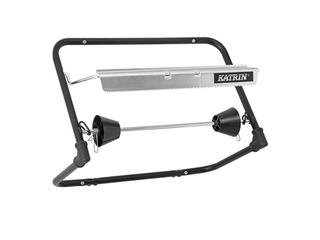 Промышленный держатель рулонов бумаги Katrin Black Metal, настенный, металлический