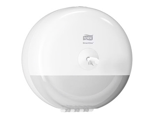 Держатель туалетной бумаги Tork SmartOne Mini T9, пластик, белый